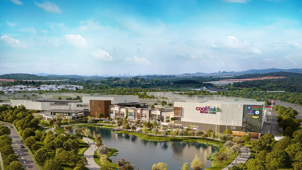 Coalfields Retail Park - a lakeside lifestyle mall in Bandar Seri Coalfields.